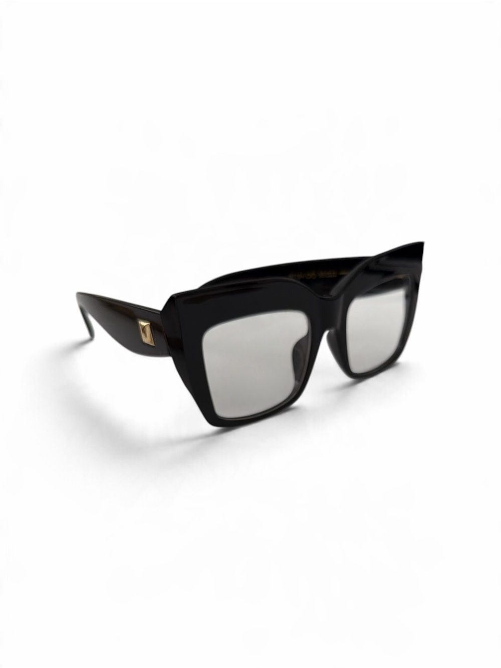 Black Oversized Square Women's Sunglasses